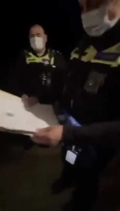 Australian cop asks resident if he attended a protest 6 months ago