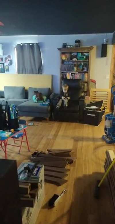 Caught my kid reading today.