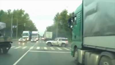 Drift on road