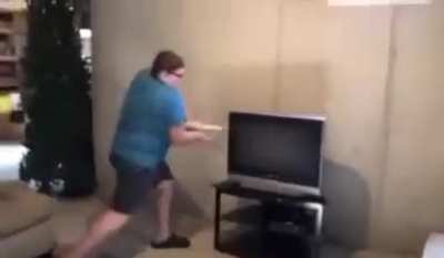 Are you gonna buy me a new TV?