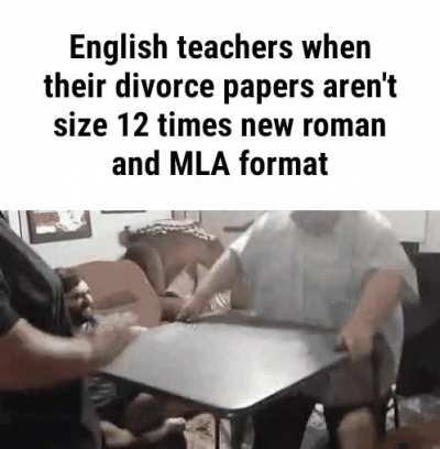English teachers be like
