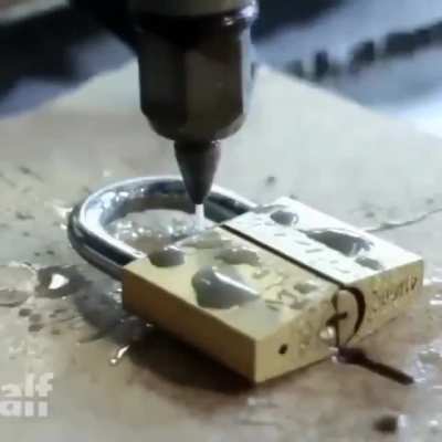 What 90,000 PSI of water can do