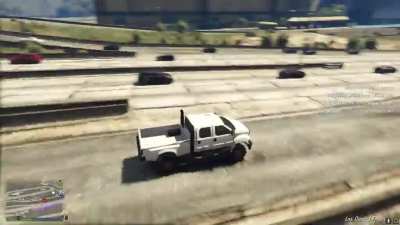 This guy tried to ram me so I did a flip