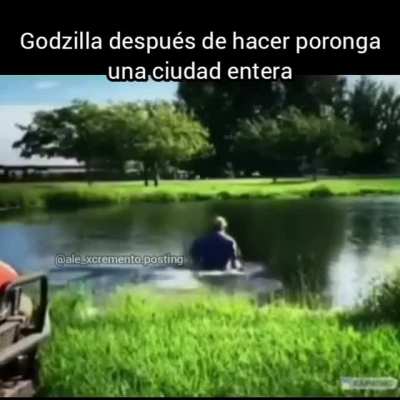 Gracias Godzilla por salvarnos ( Bajen el volumen)