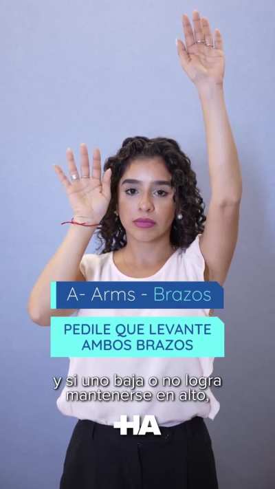 Método FAST para reconocer un ACV a tiempo