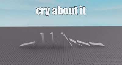 Cry about it