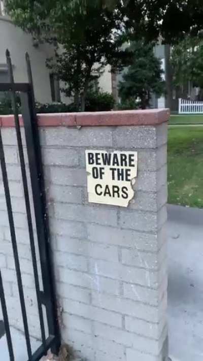 Cars aren’t real right?!