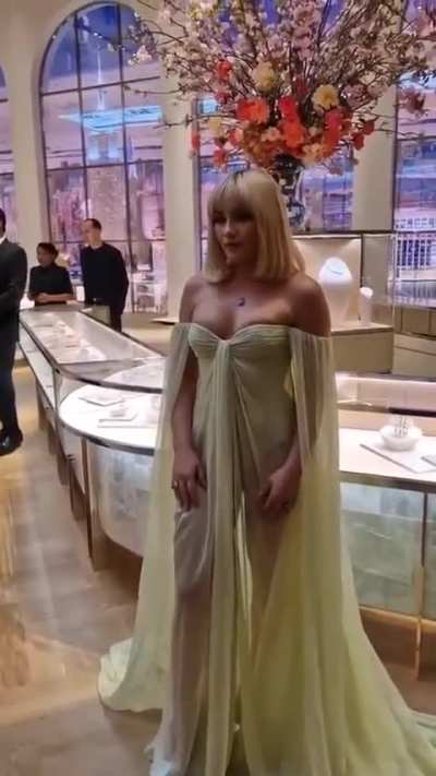 Florence at the reopening of Tiffany & Co. NYC Flagship Store, The Landmark - 2023