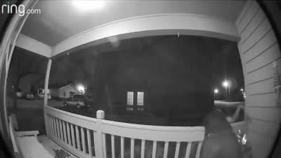 Idiot knocks himself out fighting a door...