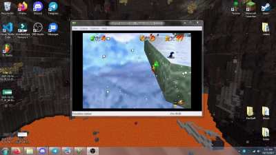 One of my fav clips of me ever (was playing mario 64 online with a friend)