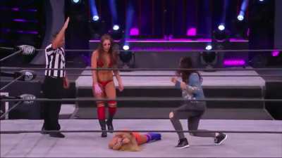 How humiliating for poor Shanna! Britt and Reba easily had their way with the big assed loser