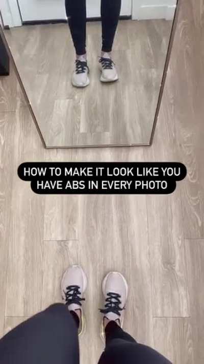 How to look like you have abs in every photo