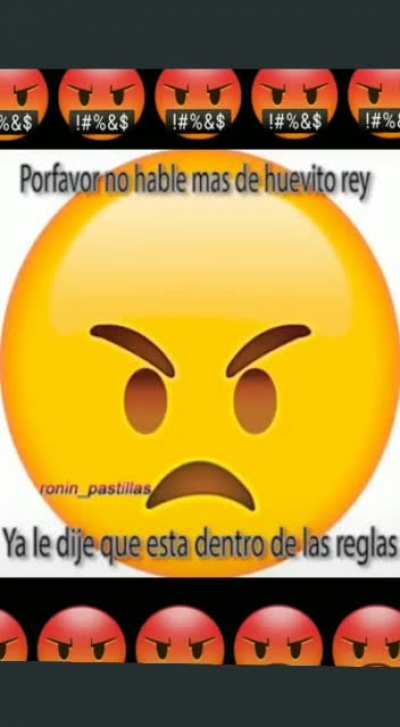 BASTA DE HABLAR DE HUEVITO REY 🤬🤬