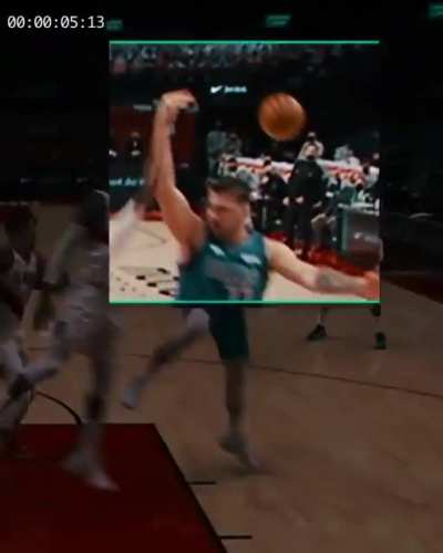 Respect to who made this video, we can now clearly see how insane this pass from Luka is [video format]