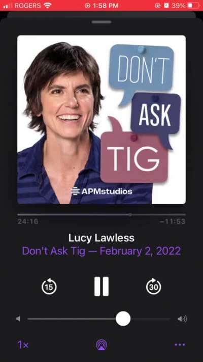 That's why we're friends, Lucy