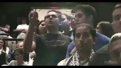 Jewish academic Norman Finkelstein in 2011 at campus lecture: 