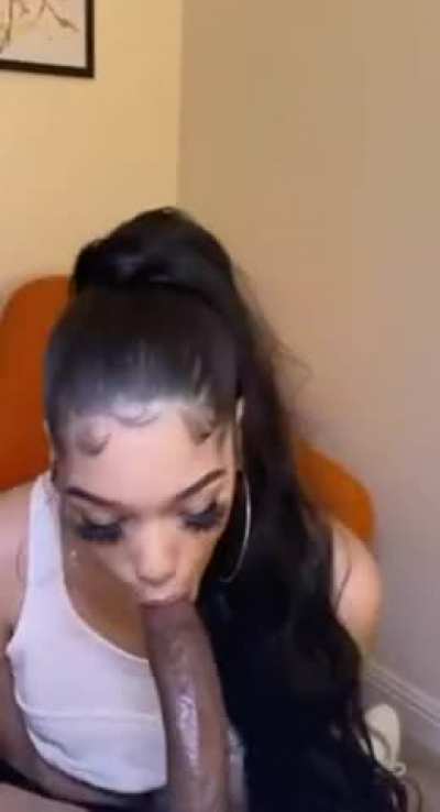 Hot light skin goes crazy