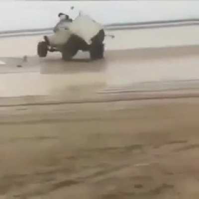 Drifting on the beach?