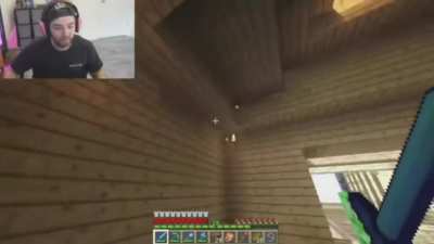 So then we come upstairs here and we got this little area-