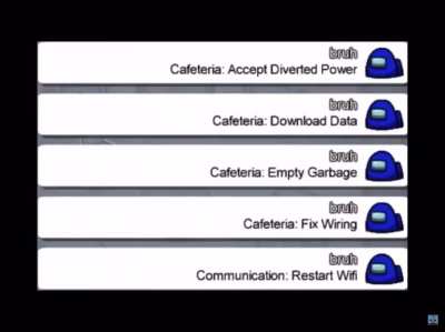 You’re a crewmate? Name every task you’ve done