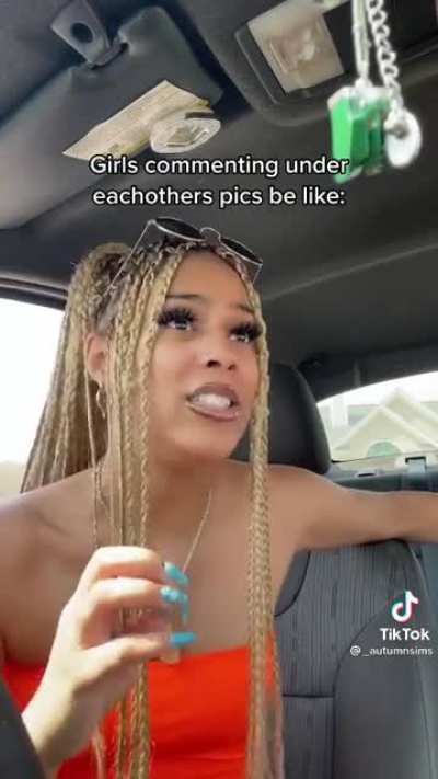 Replies I see under a Twitter selfie