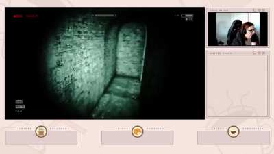 I got a little scared in my Outlast stream...