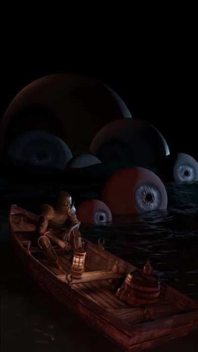 PEEK, Artwork by me, blender 3d