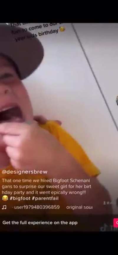 With Hiring Bigfoot to Entertain 6 Year Olds