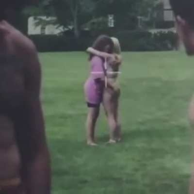 Blurry BTS while making ‘Pools’