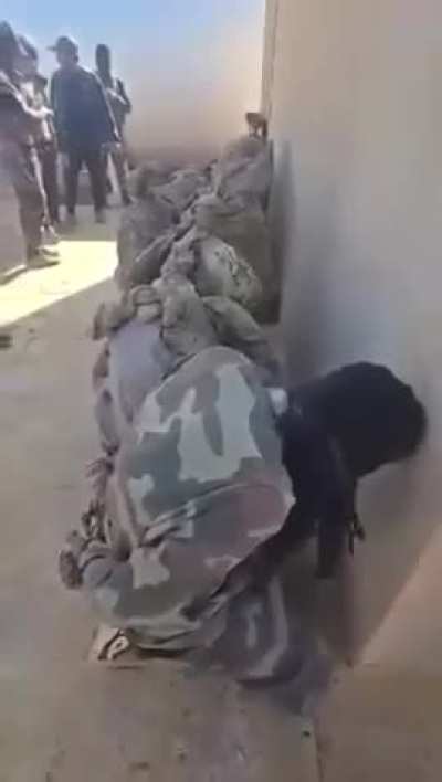 Kurdish fighters captures a number of Turkish-backed militias during their attack on Tishreen dam