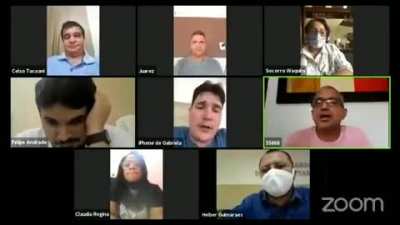 Harmoniosa reunião de vereadores