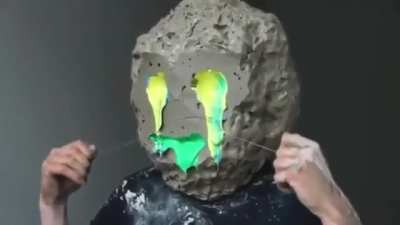 This head slicing rainbow gore