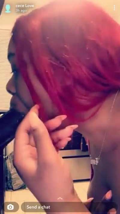 Kenaya4410. Use to fuck and suck for $25-$50 got her a lil pimp now she tryna charge $150+ 😂