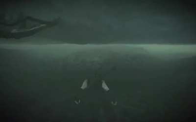 You cannot mount Roach underwater, sadly
