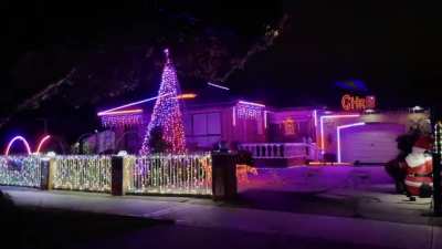 These Christmas lights are something else!!
