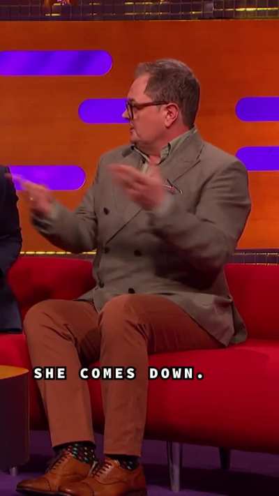 Alan Carr becomes Celine Dion