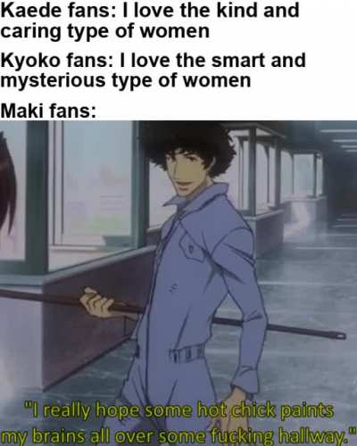 The inner Maki-nations of their minds are an enigma