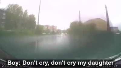 10 year old takes his 4 year old sister for a joyride in his dad’s car