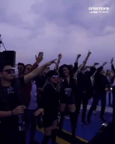 Mathame on a heliport in CDMX for Cercle