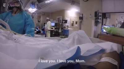 A mother’s last moments in the COVID I.C.U