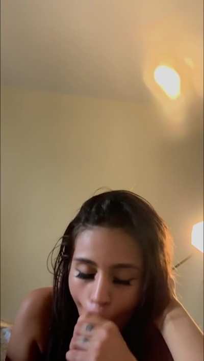 You can see how much she enjoys it