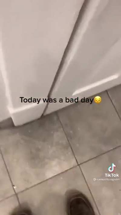 He’s not having a good day