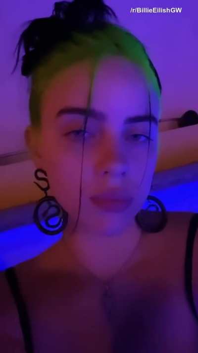 Billie Eilish starts to show a bit more skin and i love it! We are getting one step closer