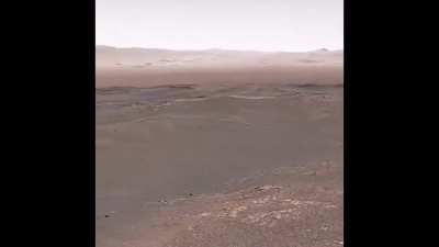 Mars'dan gelen görüntüler ve gezegendeki ses... Çok etkiyelici...