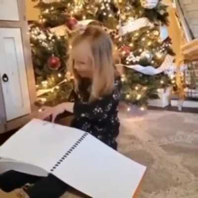 Young blind girl absolutely loves Harry Potter. Her aunt helped raise money to surprise her with Harry Potter books in Braille for Christmas.