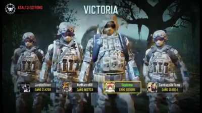 Seeing this old victory scene reminds me that I was playing for fun ... and not out of habit ... no desynchronization, no lag, no errors ... just fun ... it's so sad. #Fixourgame #BackZombiesMode
