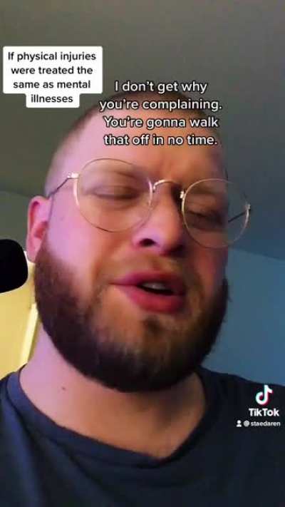 ”Oh it’s only in your head”