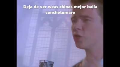 Pta si no les sale la mona china me chupa 3 pingos