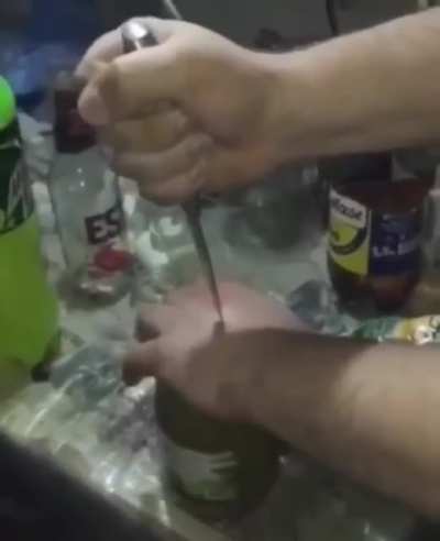 How to open a jar of pickles.