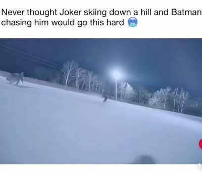 This did go hard. Camera man kept subject in frame while skiing.
